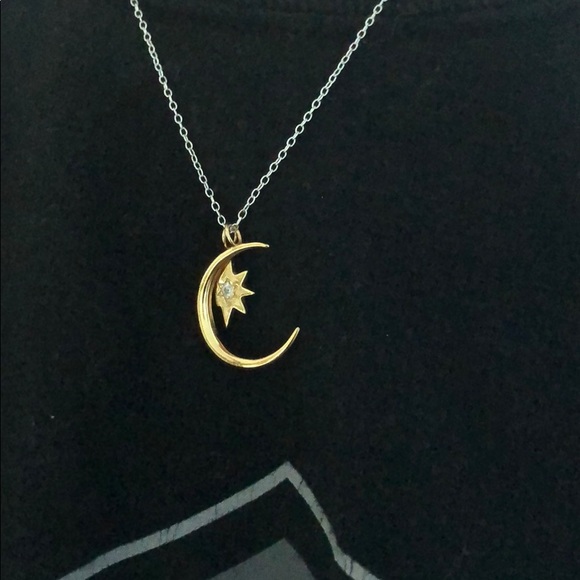 Adina’s Jewels moon and star dainty necklace - Picture 1 of 2